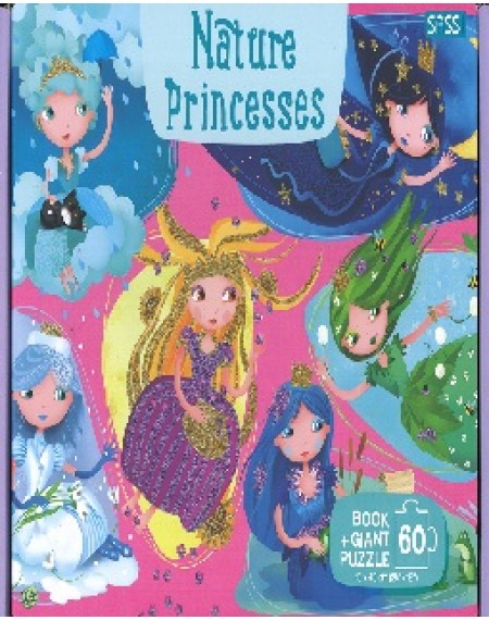 GIANT PUZZLE AND BOOK - NATURE PRINCESSES