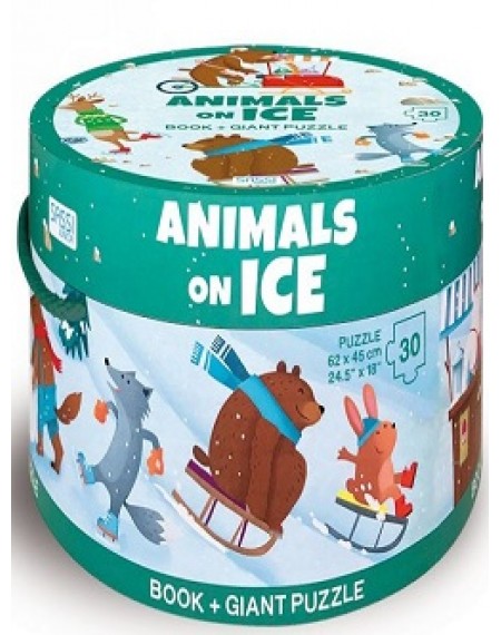 Animals On Ice (Round Box)