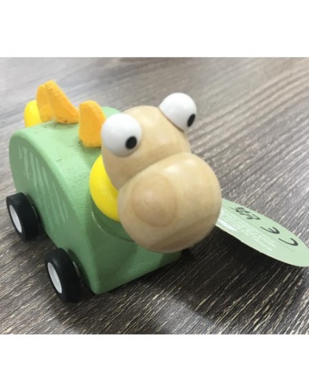 Sassi Wooden Pull Back- Stegasaurus