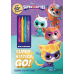 Colouring Book with Crayons