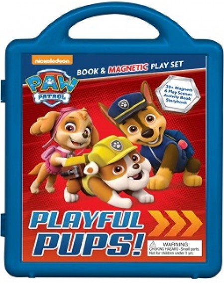 PAW Patrol : Playful Pups!: Book & Magnetic Playset
