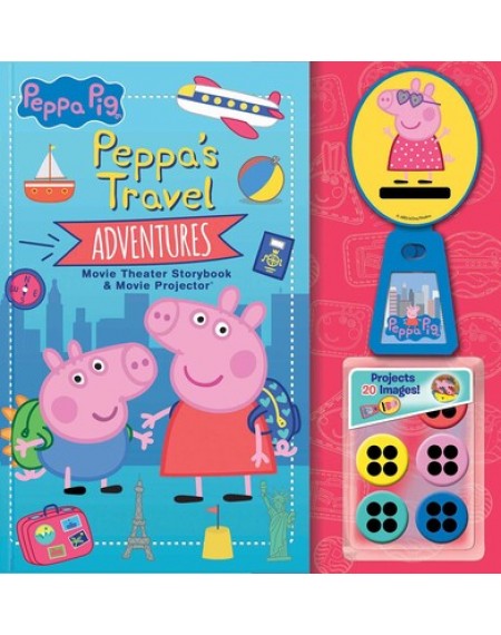 Peppa Pig: Peppa's Travel Adventures Movie Theater Storybook & Movie Projector