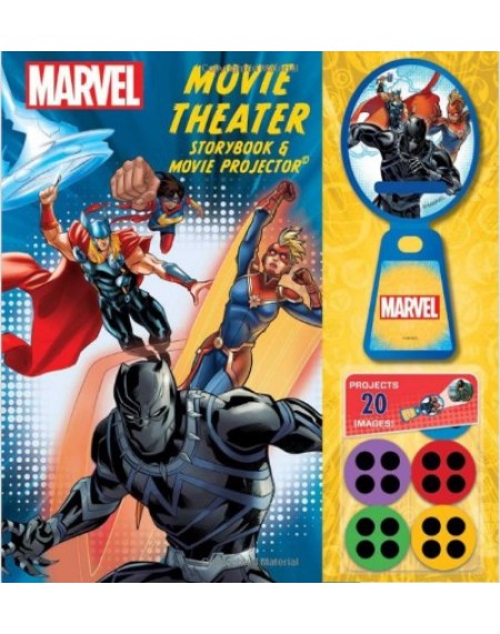 Marvel: Black Panther, Thor, and Captain Marvel Movie Theater Storybook & Projector