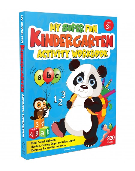 My Super Fun Kindergarten Activity Workbook for Children Age 4-6