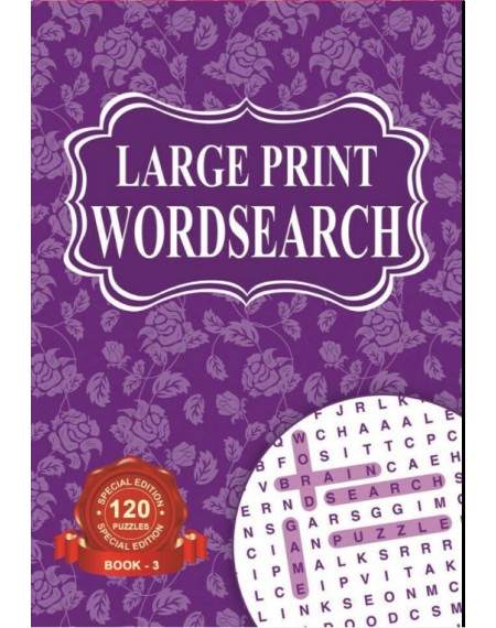 A5 Large Print Wordsearch Book Series 4175 (Book3)