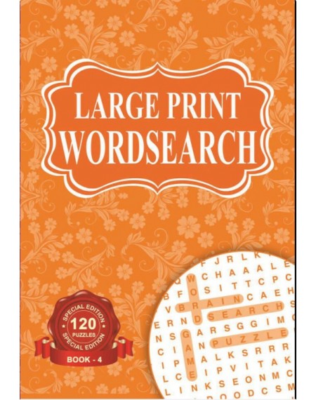 A5 Large Print Wordsearch Book Series 4175 (Book4)