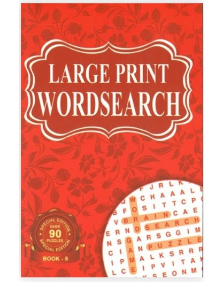 A5 Large Print Wordsearch Book Series 4175 (Book 5)
