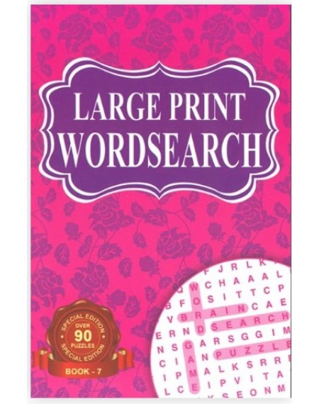 A5 Large Print Wordsearch Book Series 4175 (Book7)