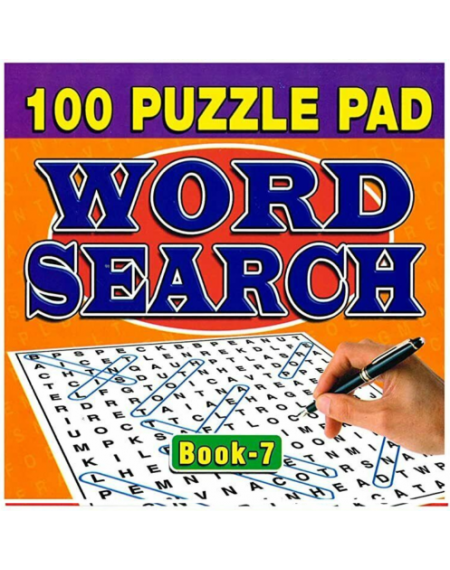 100 Puzzles Pad: Word Search Book 7
