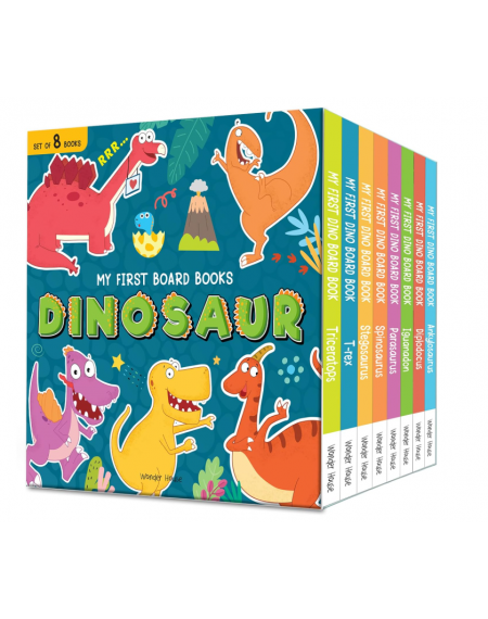 My First Board Books of Dinosaurs (Set of 8)