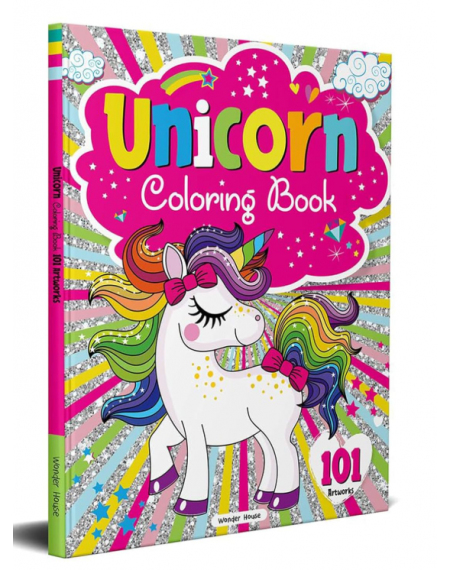 101 Unicorn Colouring Book: Fun Activity Colouring Book for Children
