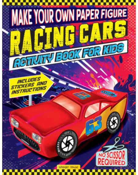 Make Your Own Paper Figure – Racing Cars