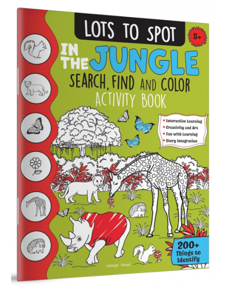 Lots to Spot in the Jungle: Search, Find and Color Activity Book