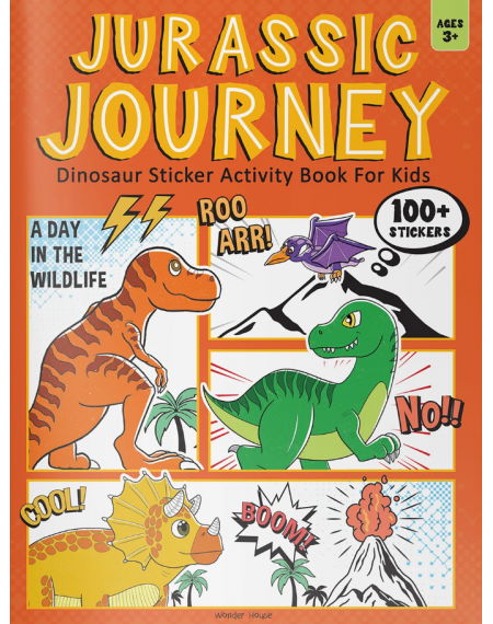 Jurassic Journey: Dinosaur Sticker Activity Book
