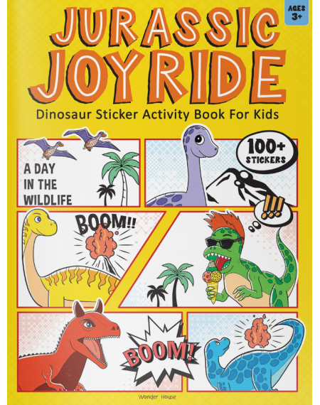 Jurassic Joyride: Dinosaur Sticker Activity Book