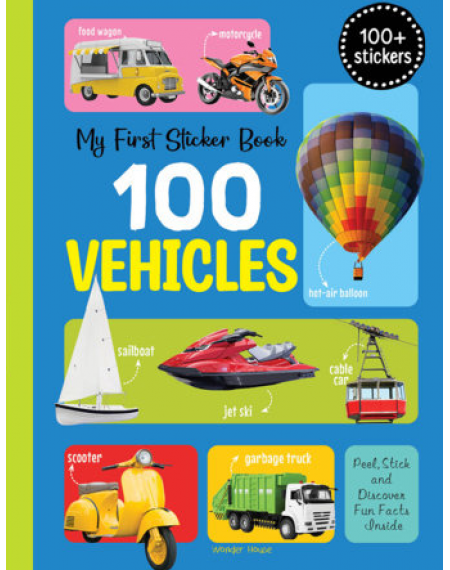 My First 100 Vehicles Stickers