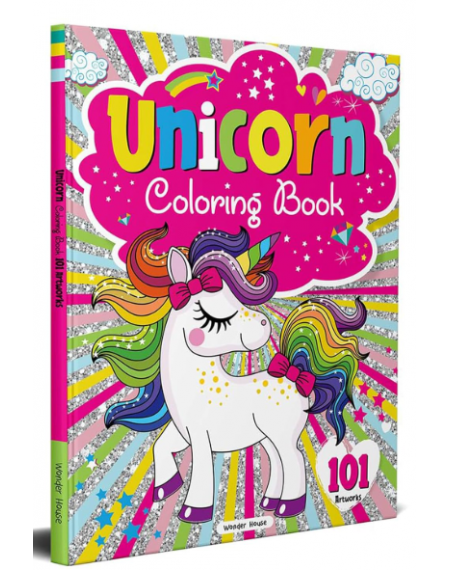 101 Unicorn Colouring Book