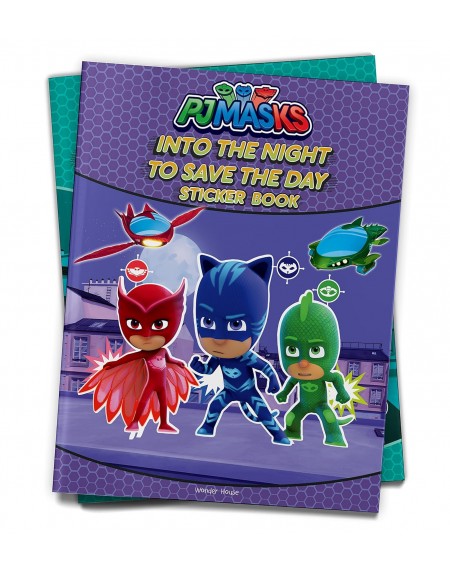 Into The Night To Save The Day Stickers Book Fun Activity Books for Kids