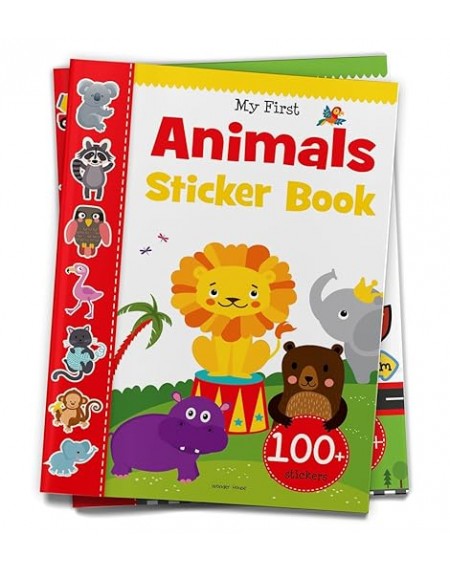 My First Animal Sticker Book : Exciting Sticker Book With 100 Stickers