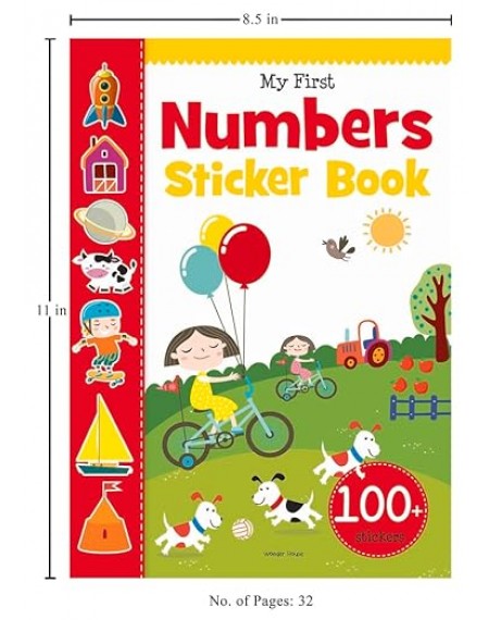 My First Numbers Sticker Book : Exciting Sticker Book With 100 Stickers