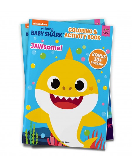 Pinkfong Baby Shark - Jawsome: Fun Coloring and Activity Book