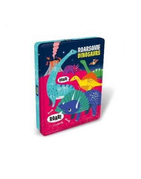 Roarsome Dinosaurs Tin Of Books