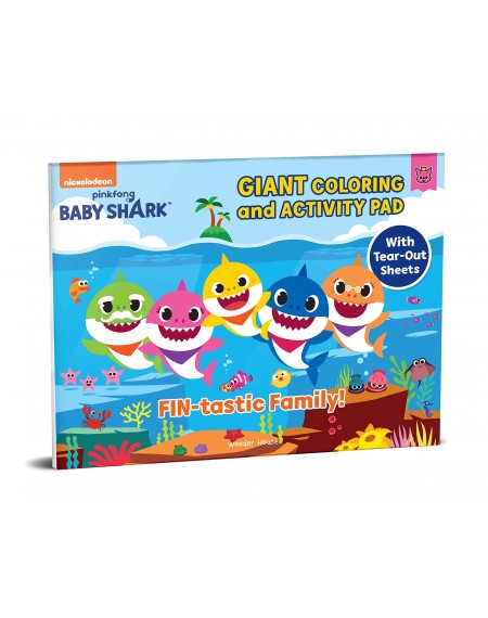 Pinkfong Baby Shark - Fin-tastic Family : Giant Coloring and Activity Book