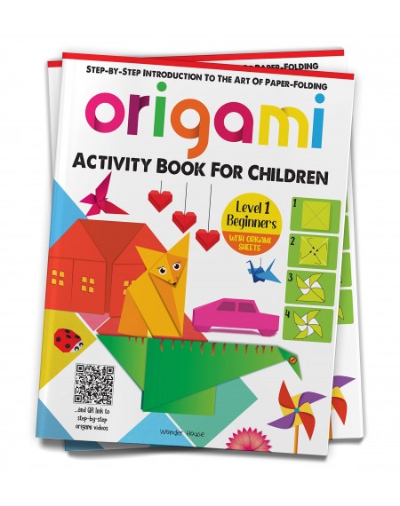 Origami - Step-by-Step Introduction To The Art of Paper-Folding - Activity Book For Children - Level 1: Beginners