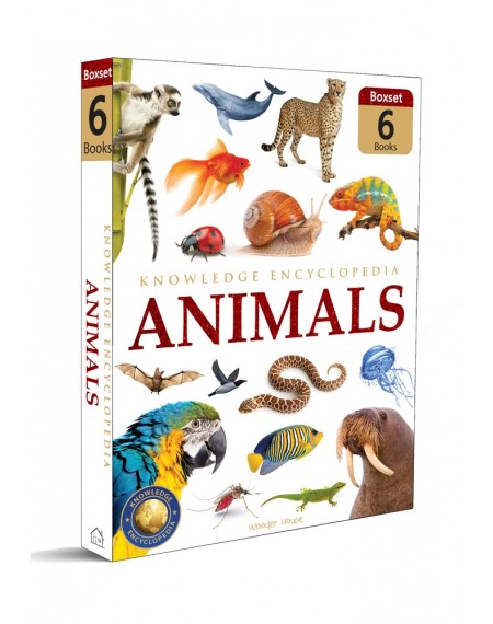 Animals - Collection of 6 Books : Knowledge Encyclopedia For Children (Box Set)